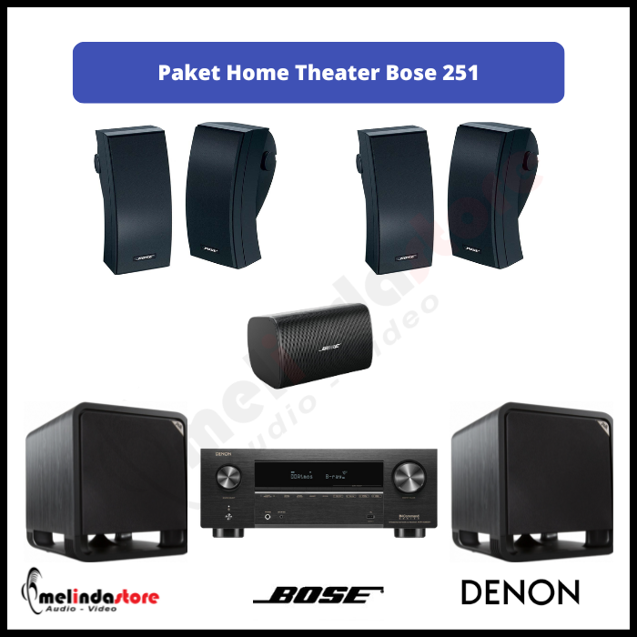 Paket Home Theater Speaker Bose 251 5.2